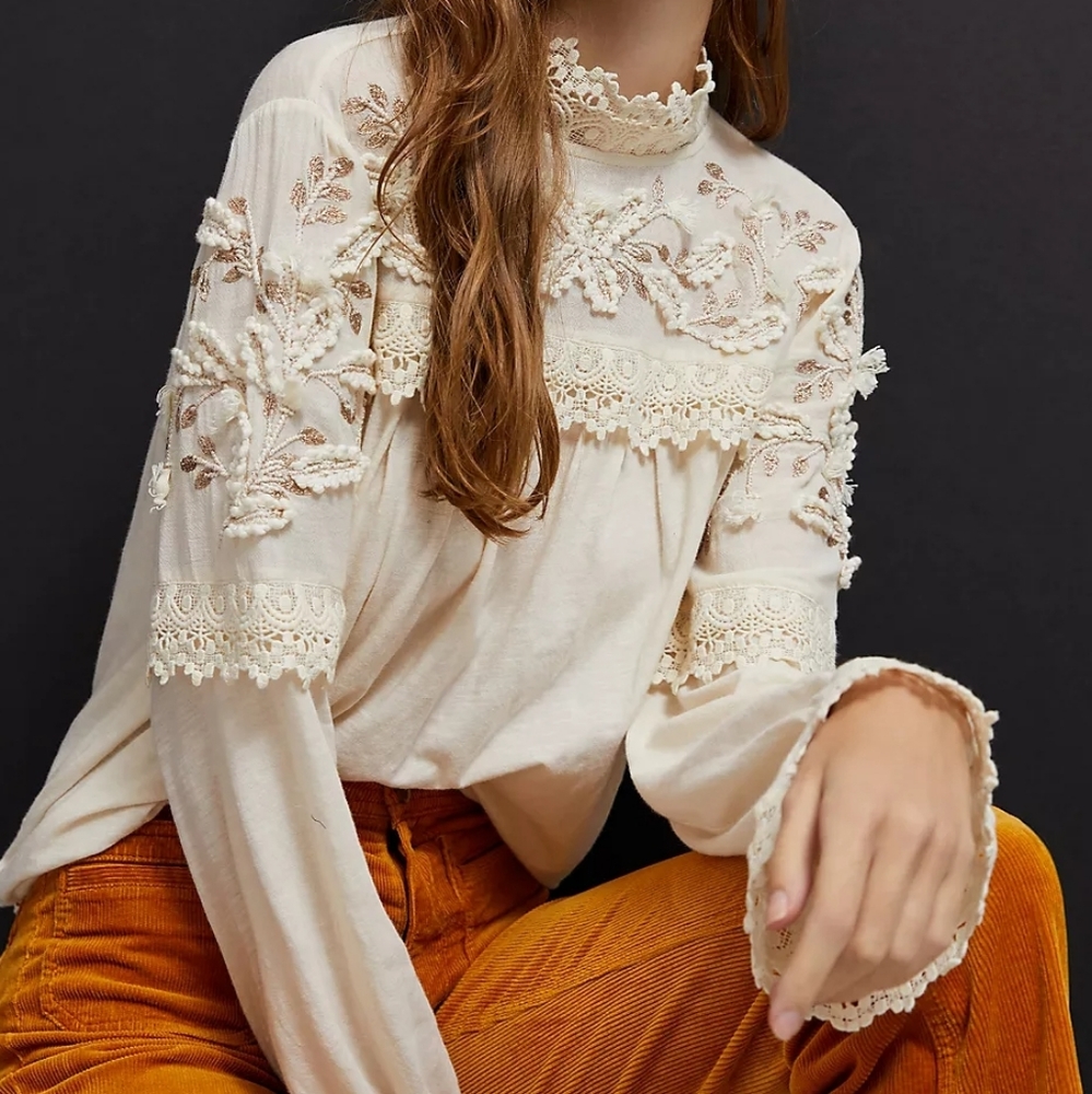 SOLD***NWT By Anthropologie *Jemma* top